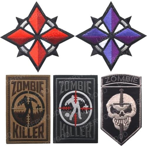 Sniper Zombie Killer Umbrella Corporation Costume Cosplay Patch badge tactical patches