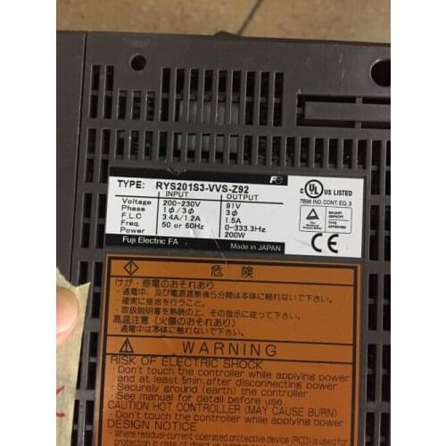 RYS201S3-VVS-Z92 Used One , servo Driver, Good Working