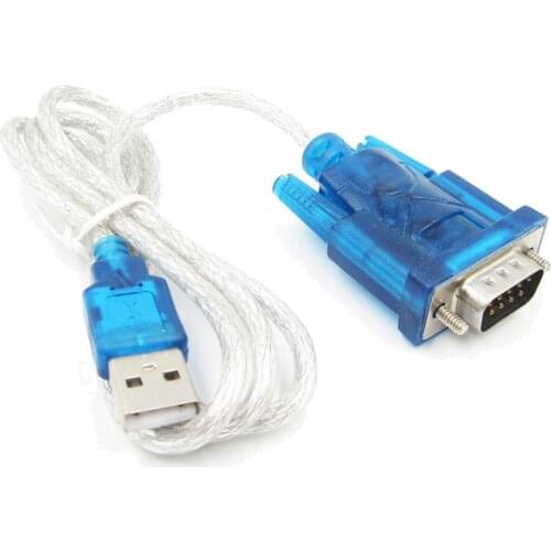 New HL-340 USB to RS232 COM Port Serial PDA 9 pin DB9 Cable Adapter Support Windows7 64 Universal