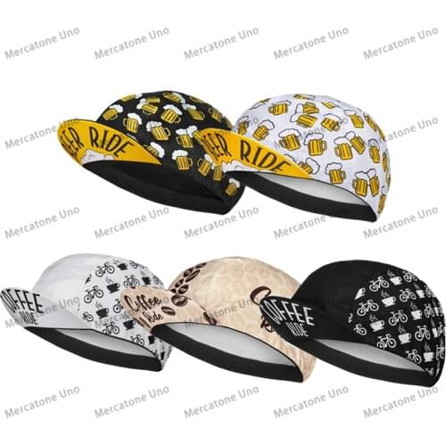Beer & Coffee Ride Cycling Cap Gorra Ciclismo Men and Women Bike Hats