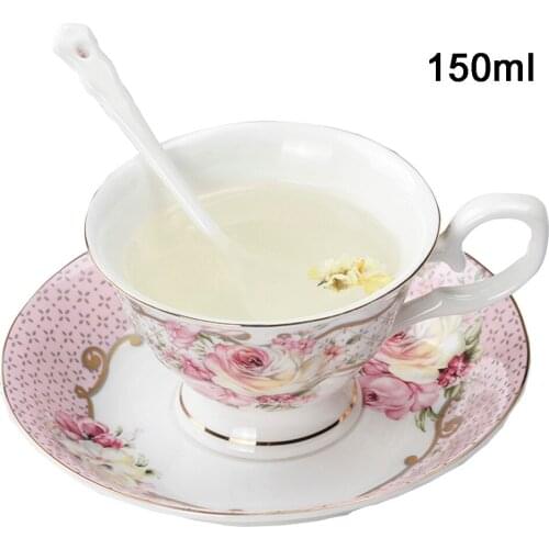 Top Grade Nordic Bone China Ceramic Coffee Cup and saucer Set Porcelain Mug Letter Gold L AND V Mark Design Gilded Coffee Sets