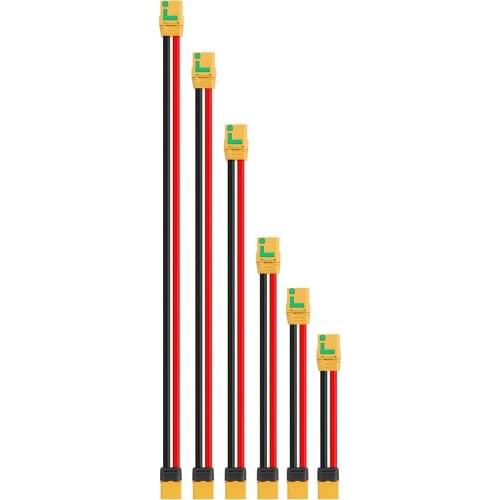 High quality 10cm 10AWG XT90S to XT60 RC plug extension charging cable FPV drone quadrotor multirotor parts accessories