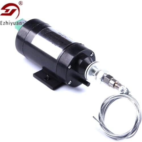 XHQ-PTG 12/24V Open Type Engine Stop Solenoid Valve Power On Off Flame Out Magnetic Device Diesel Generator Spare Parts