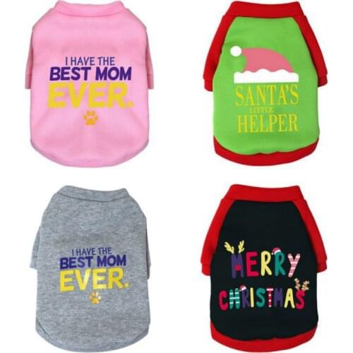 Pet Dog Winter Plus Velvet Clothes Puppy Christmas Thickening Clothes For Small Medium Dogs Jacket Sweatshirt