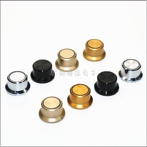 10 Pieces Diameter 24.5MM height 14.5MM Potentiometer Adjustment Plastic Light transmission Knob Cap Flower Shaft Inner Hole 6MM