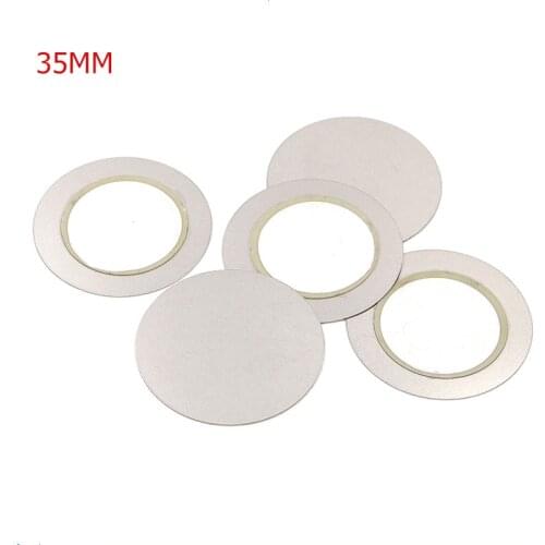 10Pcs/lot 35MM Iron piezoelectric Buzzer 25mm Ceramic alarm buzzer Piezo Ceramic buzzers speaker High decibel for DIY repair