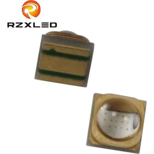 10PCS/Lot LED Quartz Glass Narrow Lens 60 Viewing Angle UV 365NM 368NM 3535Package LG 3W Chips