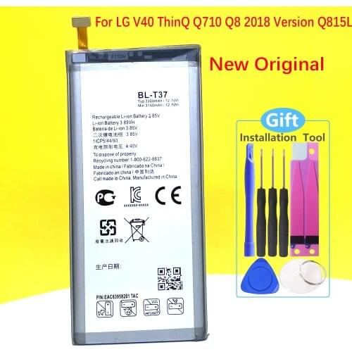 100% NEW Original BL-T37 Battery For LG V40 ThinQ Q710 Q8 2018 Version Q815L Phone+Home Delivery