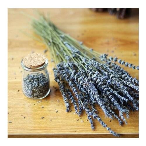 180g Dried Lavender Bundles 100% Natural Dried Lavender Flowers for Home Decoration Photo Props Home Fragrance About 40 cm