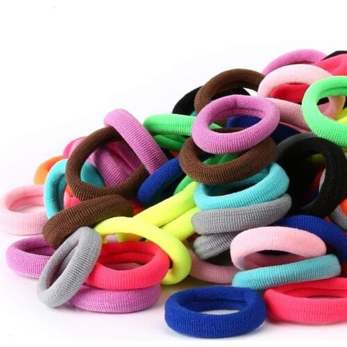 [50pcs] New Small Hair Ring Baby Does Not Hurt Hair Towel Ring Girls Seamless Ties Hair Childrens Hair Accessories