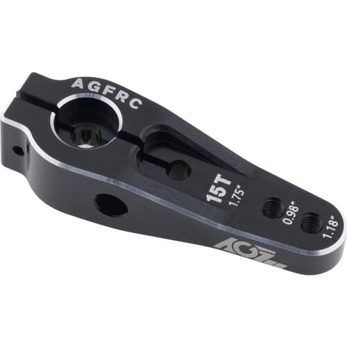 AGFRC HLS25 Durable High Quality Aluminum AL7075T6 15T Spline Single Horn for AGFRC 1/5th Scale Giant Servo A280BHMW / A280BVSW