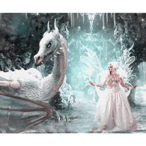 Full diamond Embroidery dragon elves Mosaic diamond,5d diy square Round Diamond Painting crystal fantasy cartoon,gift