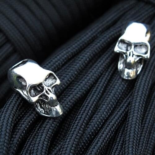 5 pcs Paracord Beads Charms For Paracord Bracelet Accessories Survival Pendant metal Buckle for Paracord Knife Lanyards DIY Tool