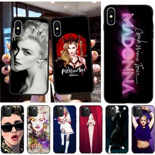 Popular singer Madonna DIY Printing Phone Case cover Shell for iPhone 11 pro XS MAX 8 7 6 6S Plus X 5S SE 2020 XR case