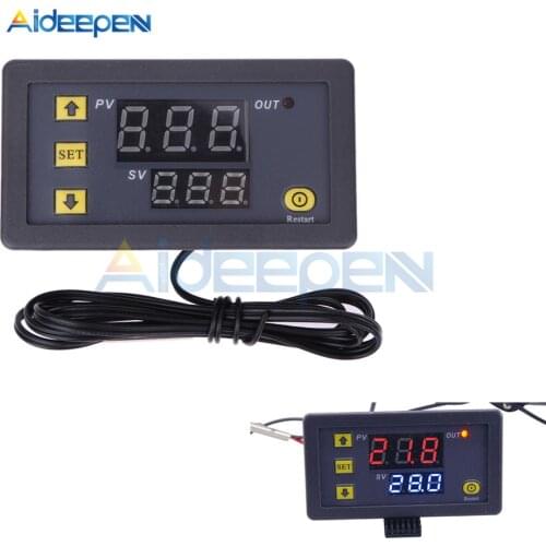 W3230 DC 12V Digital Temperature Controller Thermostat Regulator Heating Cooling Control Sensor Instruments LED Display