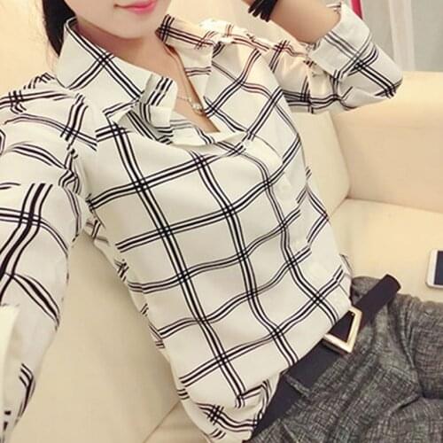 DAXIN Women's Plaid Shirts