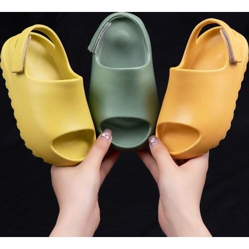 Childrens Slippers for Boys and Girls At Home In Summer. Big Childrens Home Bathroom Bath Baby Slippers Funny Slippers