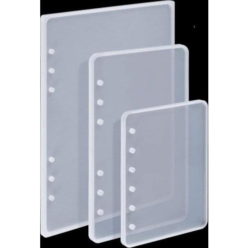 Diy Jewelry Crystal Epoxy Notepad Mold Notebook Book Cover Pressure Plate Silicone Resin Model