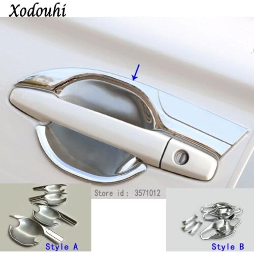 For Mitsubishi Outlander 2016 2017 2018 2019 Car Cover Protection Detector Trim ABS Chrome External Bowl Sticks Lamp Frame