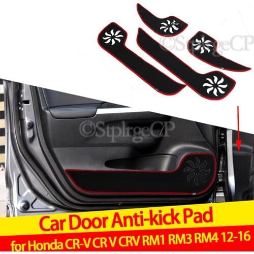 Door anti-kick pad door protection pad door panel cover pad car door sticker For Honda CR-V CR V CRV RM1 RM3 RM4 2012 2013-2016