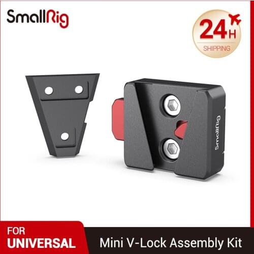 SmallRig Mini Lightweight V-Lock portable Assembly Kit Featuring Two 1/4-20 mounting holes - 2801