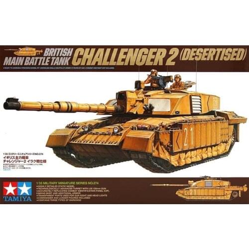 1/35 Tamiya Assembled Model British Challenger Tank Series MK.3 Collection Plastic Building Painting Model Toys