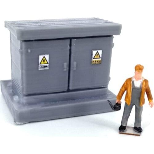 2pcs/lot Train model Architectural scene sand table railway around Original brand matching Distribution box