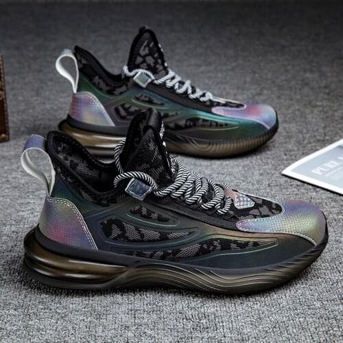 2021 Mens Casual Shoes Popcorn Tennis Shoes Breathable and Comfortable Fabric Mesh Flat Casual Shoes Hiking Shoes