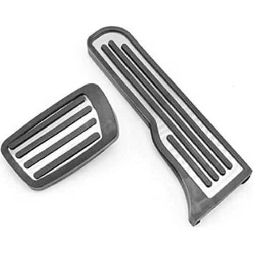 Car AT Gas Fuel Brake Foot Pedal Pad Cover Trim Case for Chevrolet Camaro HSV Camaro