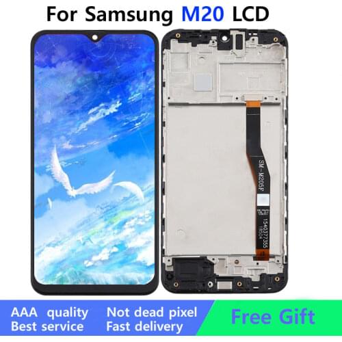 Original LCDS For Samsung Galaxy M20 2019 SM-205 M205F LCD Display Touch Screen Digitizer Assembly Free Shipping