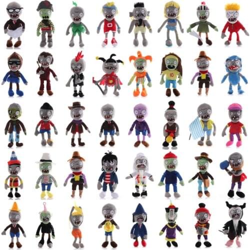 41 Styles Plants vs Zombies Plush Toys 30cm PVZ Zombies Soft Stuffed Plush Toys Doll for Kids Children Gifts Party Toys