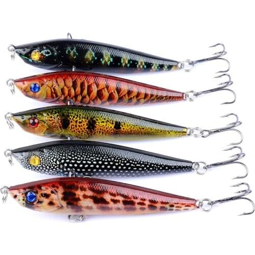 Lure fishing lure Slow Sinking jerk bait jointed bait Soft Tail 8cm/15g Minnow Isca Artificial Baits For Bass Perch Pike Trout