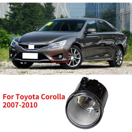 CAPQX 1PCS For Toyota Corolla 207 2008 2009 2010 Front Bumper Fog Light Daytime Running Light DRL Day Light Driving Lamp