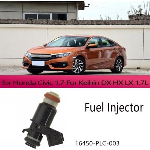 2PCS Fuel Injector 16450-PLC-003 16450PLD003 for Honda Civic 1.7 for Keihin DX HX LX 1.7L