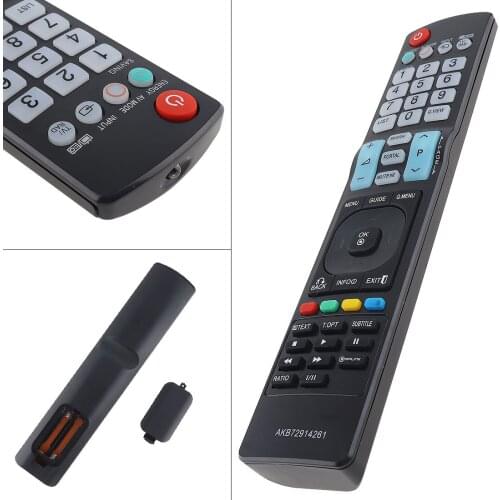 Universal Remote Control Support 2 x AAA Batteries with Long Transmission Distance forAKB72914261 / AKB72914003 HDTV TV