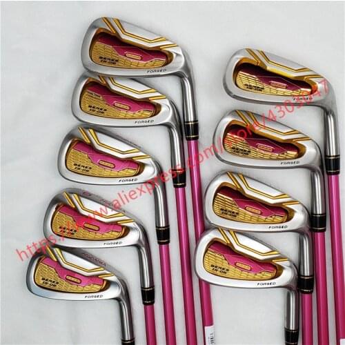 Women HONMA Golf Clubs S-06 Golf Irons Graphite Shaft L Golf Shaft and Clubs HeadCover Free Shipping