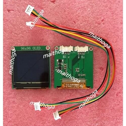 1.12 inch SPI Green/White OLED Screen with Adapter Board SSD1329 Drive IC 96*96