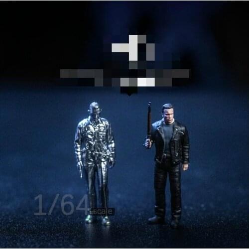 1/64 Die-cast Resin High-quality Character T800 Scene Model Exquisite Decoration Commemorative Collection Scene Arrangement Gift
