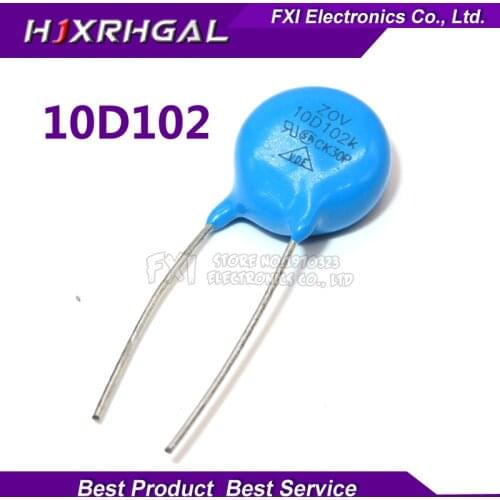 10PCS 102K Piezoresistor 10D102K 1000V igmopnrq Varistor Resistor