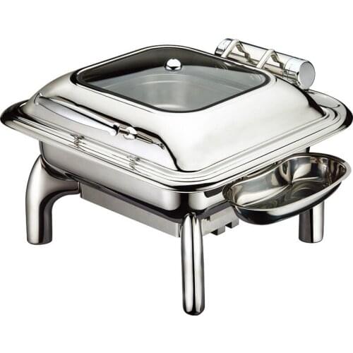 6L Hydraulic buffet oven Visible stainless steel hotel buffet insulation furnace Electric breakfast stove Food insulation