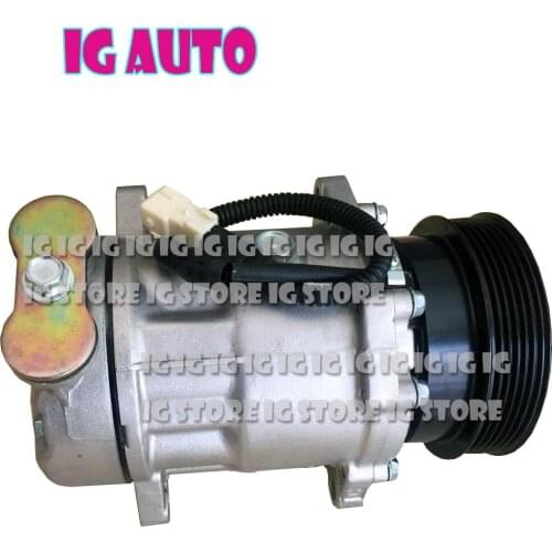 Auto AC Compressor For Citroen C5 C8 3.0 2.0i For Peugeot 406 607 1.8 6453AX 6453GP 6453Z4 9630014080 7700861150B 1209F 1209