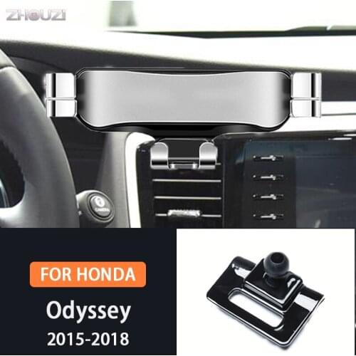 Car Mobile Phone Holder For Honda Odyssey 2015 2016 2017 2018 Special Mounts GPS Stand Gravity Navigation Bracket Accessories