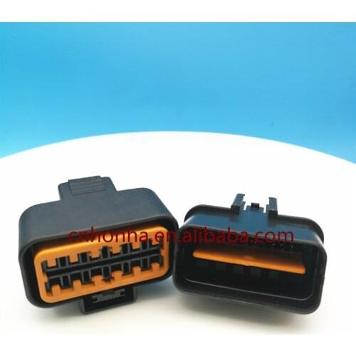 Free shipping 2pcs PB625-12027 PB621-12020 12Pin Female Male Gas Accelerator Pedal Automotive Connector