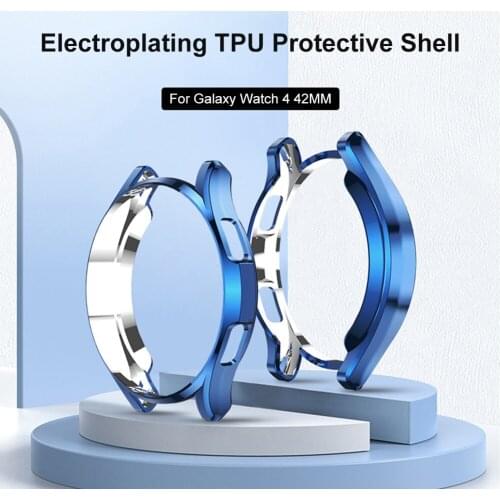 Hollowed Watch Protective Cover Case TPU Anti Scratch Protection Frame Shell Accessories for Samsung Galaxy Watch 4 Classic 42mm