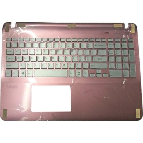 For Sony Vaio SVF15 SVF152 SVF153 SVF152A23T SVF15 FIT15 SVF1541 Laptop Case LCD Back Cover/Hinges/Palmrest Pink