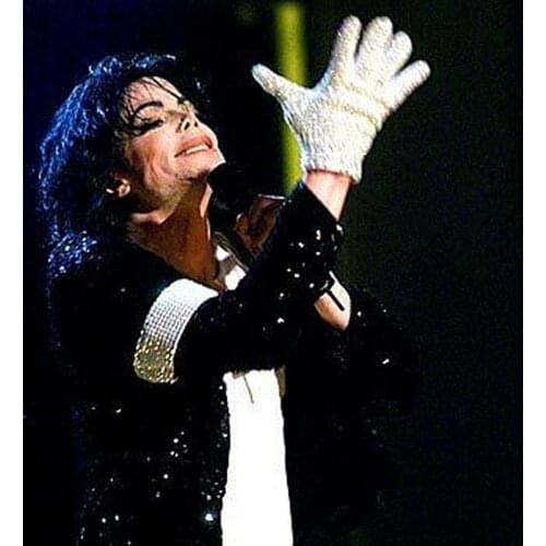 Plus SIze 4XL MICHAEL JACKSON BILLIE JEAN SEQUIE JACKET GLOVE MJ COSTUME FOR GIFT PERFORMANCE IN 1990S