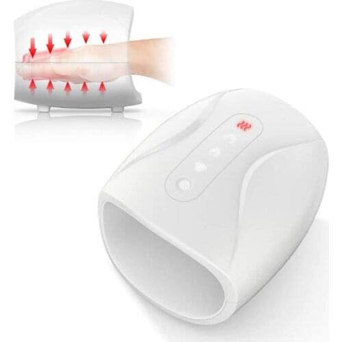 Electric Hands Massager with Therapy Heat, Woolala Palm Finger 3D Air Compression Massage for Carpal Tunnel