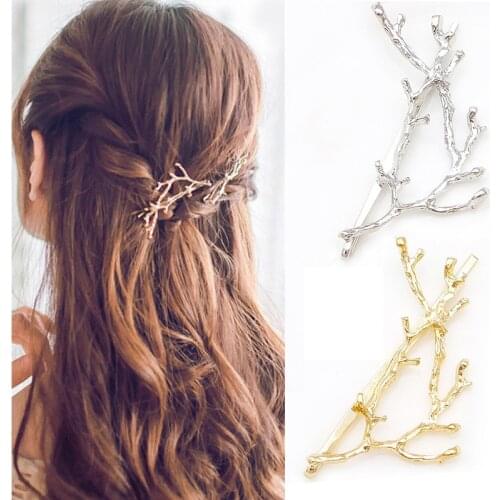 LNRRABC Women Hairpin Personality Princess Exaggeration Barrette Antler Hair Arborization Lovely Hair Clip Hair Headwear