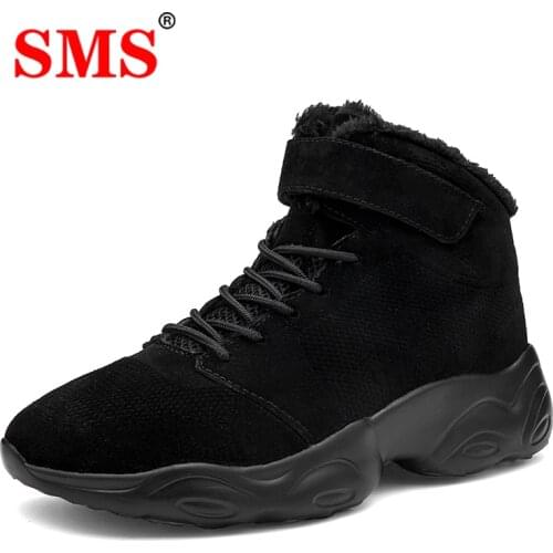 SMS Men Shoes High Quality Hiking Shoes Outdoor Cotton Shoes Trekking Mountain Boots Zapatos De Hombre Climbing Athletic Shoes