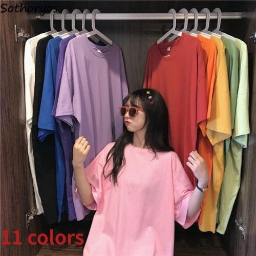 Nightgowns Women Short Sleeve Solid Fashion Chic O-neck Cozy Loose Casual Simple Female Sleepshirts Comfortable Korean Style Ins